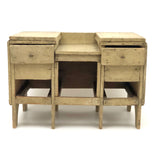 Charming Old Folk Art Tabletop Chest With Great Lines (Missing Some Drawers, Who Cares?)