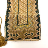 Lovely 19th Century Bargello Needlework Sewing Pouch with Needlebook and Pin Cushion