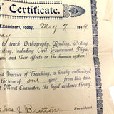 Lap Desk and Contents (Including Marvelous Notebook Drawings) of Nettie Hathaway, 1876-1902