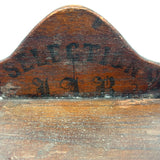 Shaker-esque 19th Century Folk Art Cigar Box Wood Spice or Sewing Box with Two Drawers