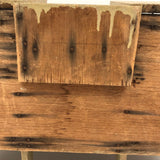 Charming Old Folk Art Tabletop Chest With Great Lines (Missing Some Drawers, Who Cares?)