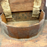 Shaker-esque 19th Century Folk Art Cigar Box Wood Spice or Sewing Box with Two Drawers