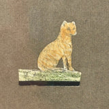 Menagerie of Tiny Animals! Very Charming Earlier 19th Century Mounted Watercolors in Period Gilded Frame