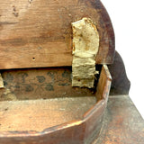Shaker-esque 19th Century Folk Art Cigar Box Wood Spice or Sewing Box with Two Drawers