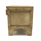 Charming Old Folk Art Tabletop Chest With Great Lines (Missing Some Drawers, Who Cares?)