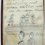 Lap Desk and Contents (Including Marvelous Notebook Drawings) of Nettie Hathaway, 1876-1902