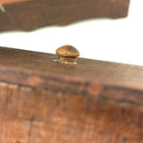 Shaker-esque 19th Century Folk Art Cigar Box Wood Spice or Sewing Box with Two Drawers