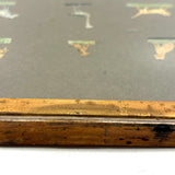 Menagerie of Tiny Animals! Very Charming Earlier 19th Century Mounted Watercolors in Period Gilded Frame