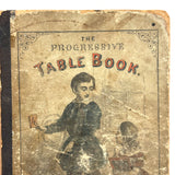 Robinson's Progressive Table Book, 1862, with Wonderful Hand-colored