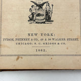 Robinson's Progressive Table Book, 1862, with Wonderful Hand-colored