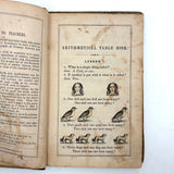 Robinson's Progressive Table Book, 1862, with Wonderful Hand-colored
