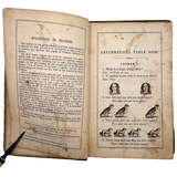 Robinson's Progressive Table Book, 1862, with Wonderful Hand-colored