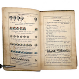 Robinson's Progressive Table Book, 1862, with Wonderful Hand-colored