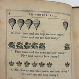 Robinson's Progressive Table Book, 1862, with Wonderful Hand-colored