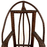 Large Miniature Adirondack Folk Art Chair with Beautiful Lines and Proportions