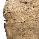 Crusty, Sculptural Old White Painted Cricket Stool