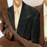 C. 1940s-50s Mexican Folk Art Fotocultura: Three Men in Hats and Suits