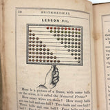 Robinson's Progressive Table Book, 1862, with Wonderful Hand-colored