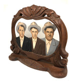 C. 1940s-50s Mexican Folk Art Fotocultura: Three Men in Hats and Suits