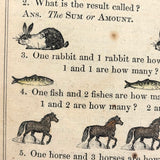 Robinson's Progressive Table Book, 1862, with Wonderful Hand-colored