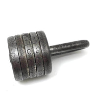 A Puzzle to Solve: Antique G & J Gem NY Lock Co. Barrel Lock with Numbered Disks