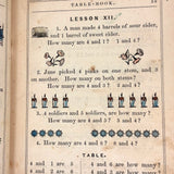 Robinson's Progressive Table Book, 1862, with Wonderful Hand-colored