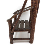 Large Miniature Adirondack Folk Art Chair with Beautiful Lines and Proportions