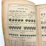 Robinson's Progressive Table Book, 1862, with Wonderful Hand-colored