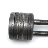 A Puzzle to Solve: Antique G & J Gem NY Lock Co. Barrel Lock with Numbered Disks