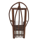 Large Miniature Adirondack Folk Art Chair with Beautiful Lines and Proportions