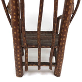 Large Miniature Adirondack Folk Art Chair with Beautiful Lines and Proportions