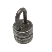 A Puzzle to Solve: Antique G & J Gem NY Lock Co. Barrel Lock with Numbered Disks