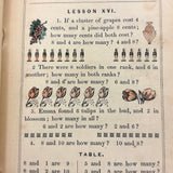 Robinson's Progressive Table Book, 1862, with Wonderful Hand-colored