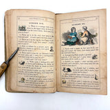 Robinson's Progressive Table Book, 1862, with Wonderful Hand-colored