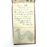 Lap Desk and Contents (Including Marvelous Notebook Drawings) of Nettie Hathaway, 1876-1902