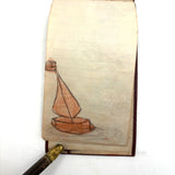 Lap Desk and Contents (Including Marvelous Notebook Drawings) of Nettie Hathaway, 1876-1902