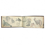 Lap Desk and Contents (Including Marvelous Notebook Drawings) of Nettie Hathaway, 1876-1902