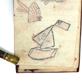 Lap Desk and Contents (Including Marvelous Notebook Drawings) of Nettie Hathaway, 1876-1902