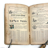 Robinson's Progressive Table Book, 1862, with Wonderful Hand-colored