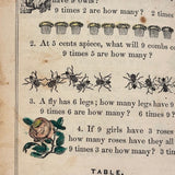 Robinson's Progressive Table Book, 1862, with Wonderful Hand-colored