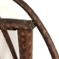 Large Miniature Adirondack Folk Art Chair with Beautiful Lines and Proportions