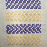 Early, Fine, German Froebel Kindergarten Paper Weaving Album (Accordion Fold)