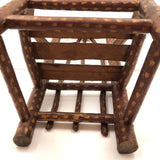 Large Miniature Adirondack Folk Art Chair with Beautiful Lines and Proportions