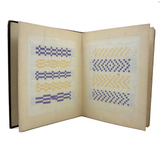 Early, Fine, German Froebel Kindergarten Paper Weaving Album (Accordion Fold)