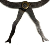 Sculptural Antique Long and Lanky Ladies Legs Machinist Calipers Monogrammed ES