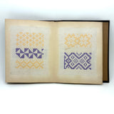 Early, Fine, German Froebel Kindergarten Paper Weaving Album (Accordion Fold)