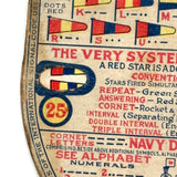 Extra Nice, Extra Packed WWI US Navy & Merchant Marines Double Sided Mechanical Signal Chart