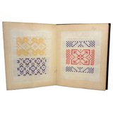 Early, Fine, German Froebel Kindergarten Paper Weaving Album (Accordion Fold)