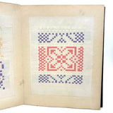Early, Fine, German Froebel Kindergarten Paper Weaving Album (Accordion Fold)