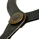 Sculptural Antique Long and Lanky Ladies Legs Machinist Calipers Monogrammed ES